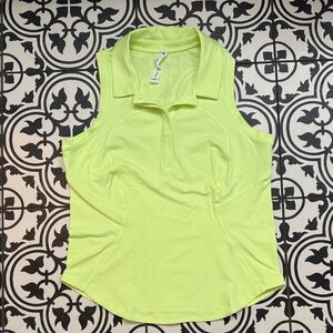 Lululemon quick-drying sleeveless polo - size 10